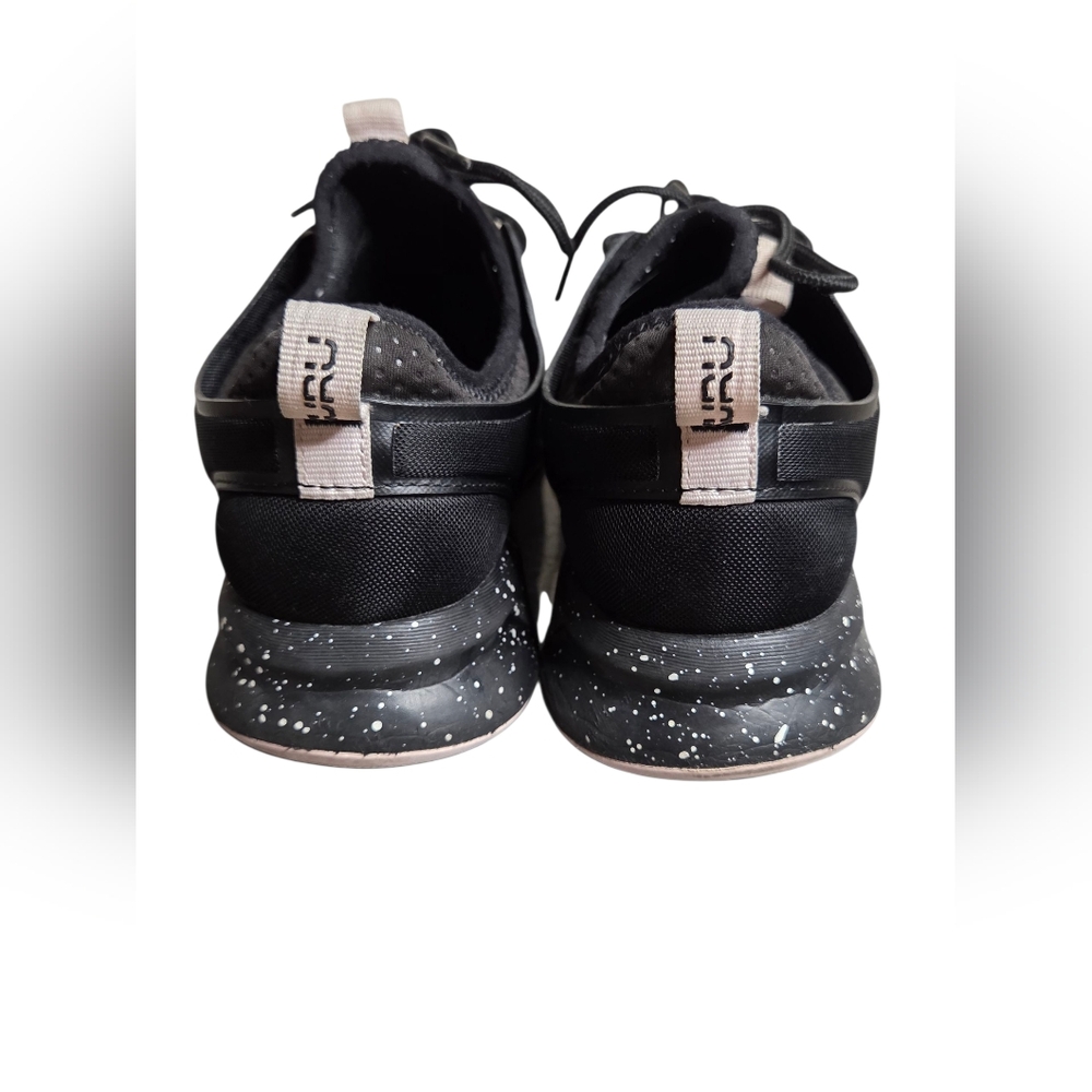 Kuru Atom Sneakers in Jet Black Misty Lilac Workout Walking Women's Size 7.5 - Picture 5 of 10